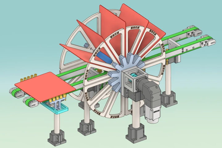 JGDH000024-风车翻转机构