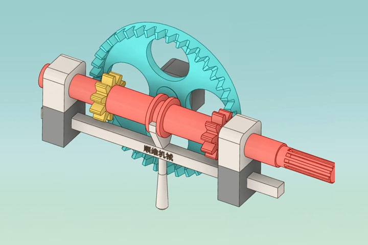 JGDH000032-齿轮转向机构