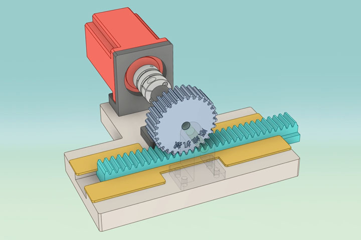 JGDH000039-齿轮齿条传动